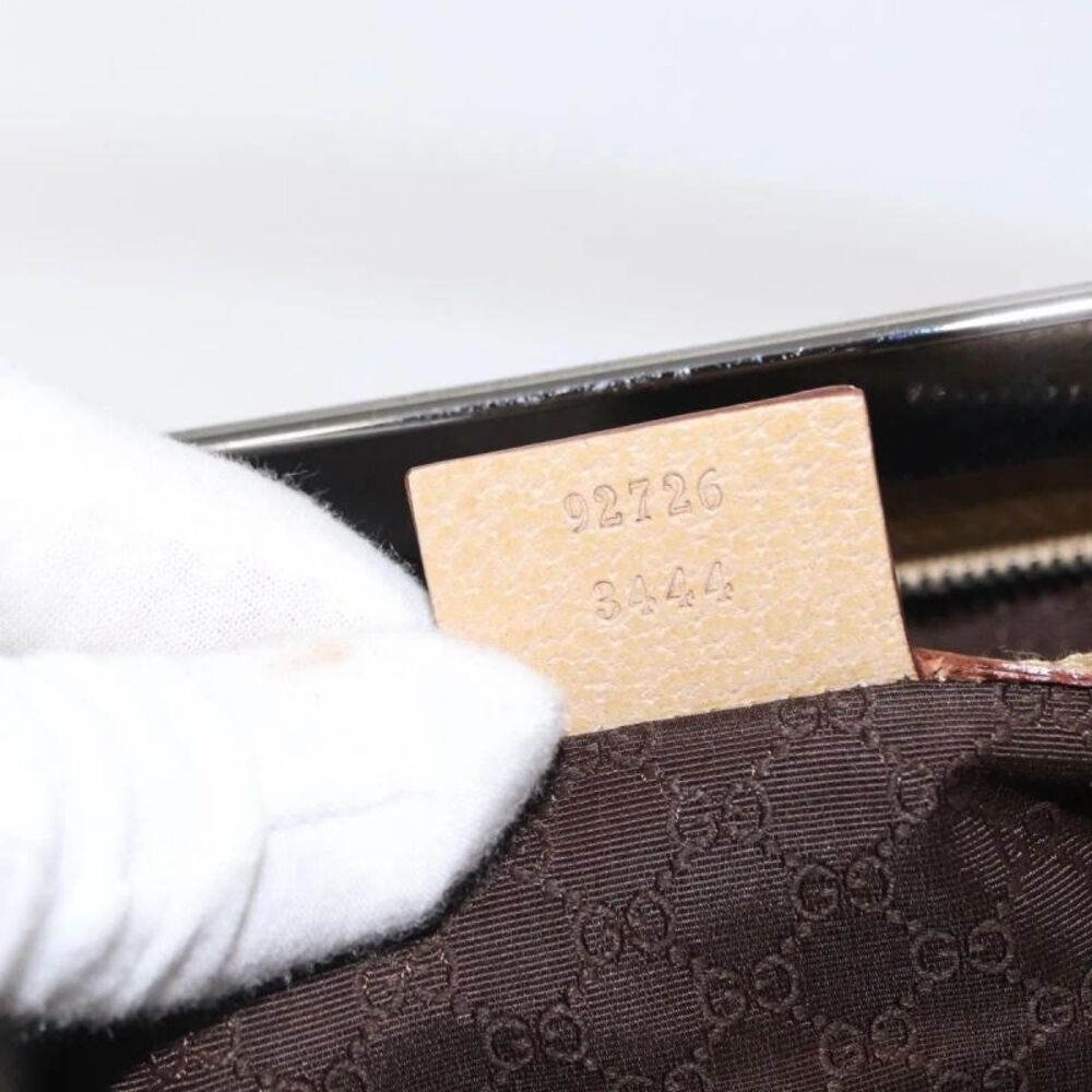 Gucci Vintage Leather Beige Leather Handbag - Picture 7 of 16